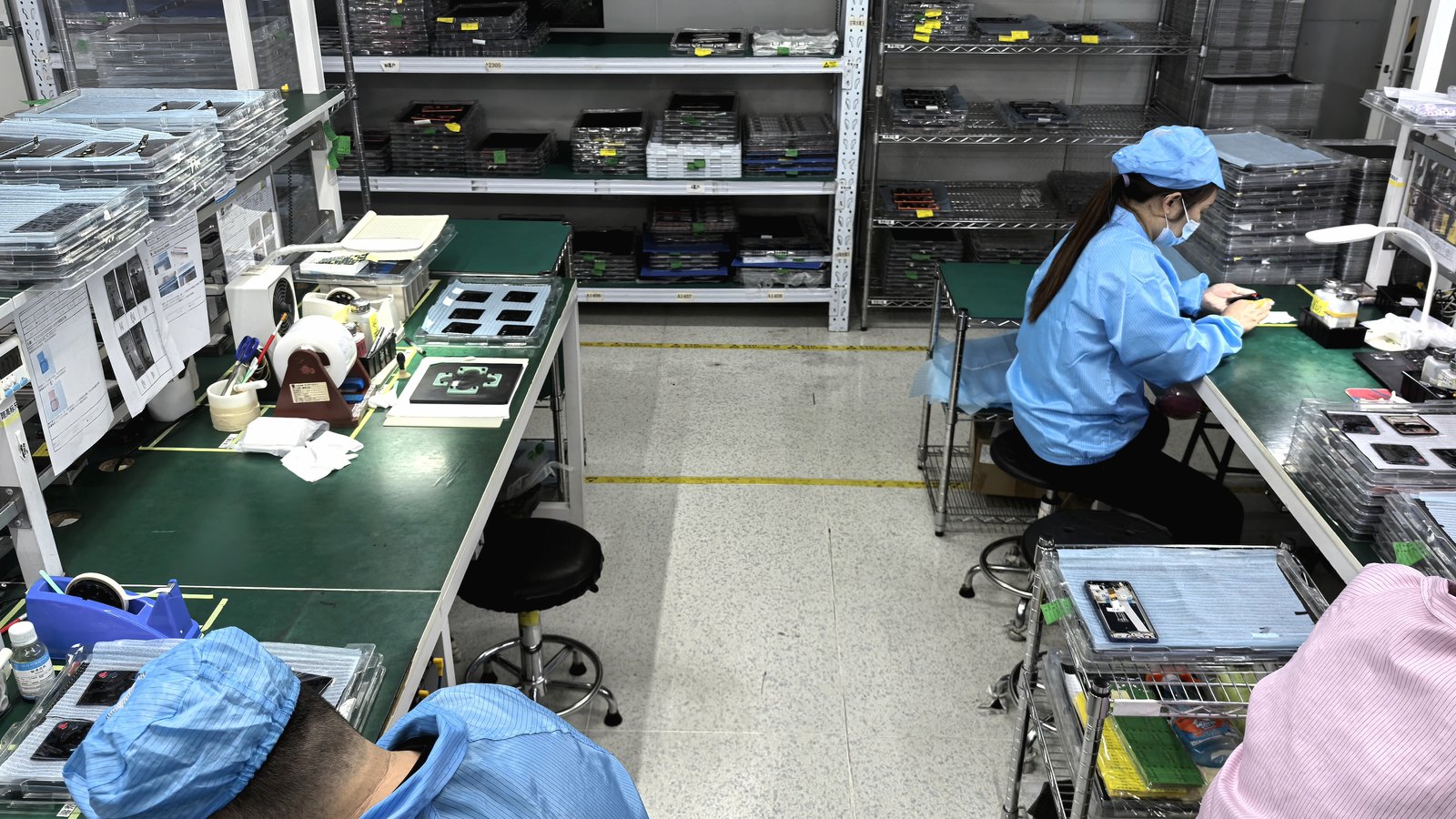AMGOO RMA inbound processing bench